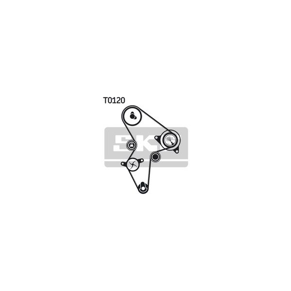 SKF - VKMA 03120 - Jogo de correias dentadas - 7316575751654