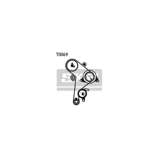 SKF - VKMA 01011 - Jogo de correias dentadas - 7316575753092