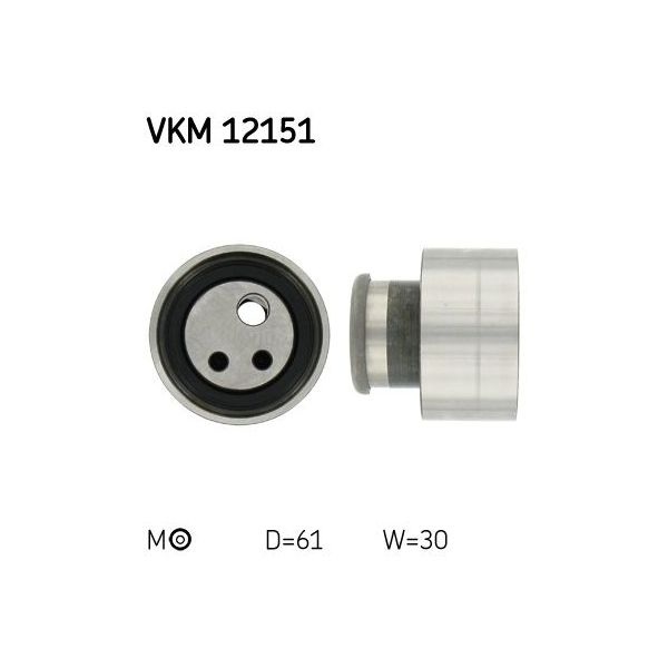 Skf Rolo Tensor, Correia Dentada Vkm 12151 7316577649133