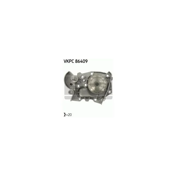 SKF - VKPC 86409 - Bomba de água - 7316587012590