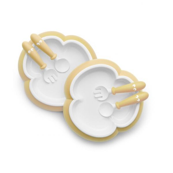Babybjorn Loiça de 6 Peças para Bebé Amarelo Pastel