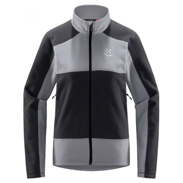 Haglofs Buteo Mid Full Zip Sweatshirt Cinzento L Mulher