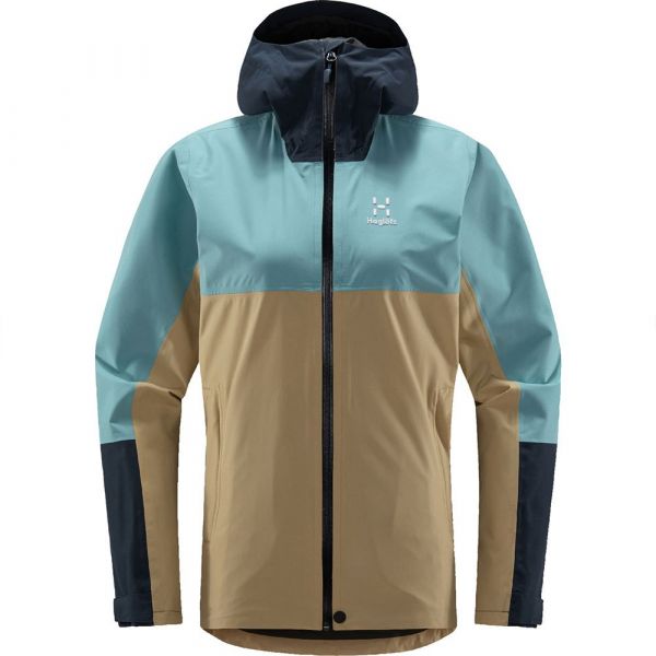 Haglofs Finch Proof Jacket Beige,Azul S Mulher