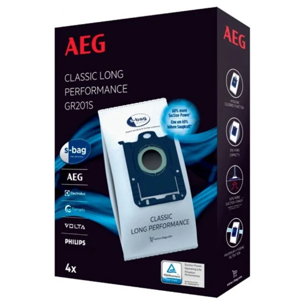 AEG Saco para Aspirador GR201S - 4 Unidades