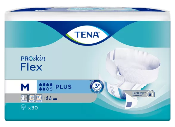 Fralda Tena Flex Plus x30 unidades (MÉDIO)