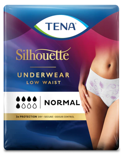TENA Silhouette Cintura Baixa L Branco x 10
