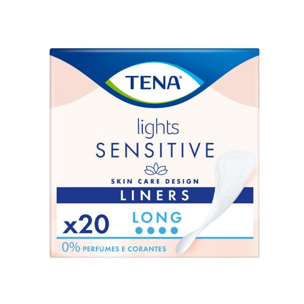 Tena Pensos Incontinência Sensitive Lights Long 20un