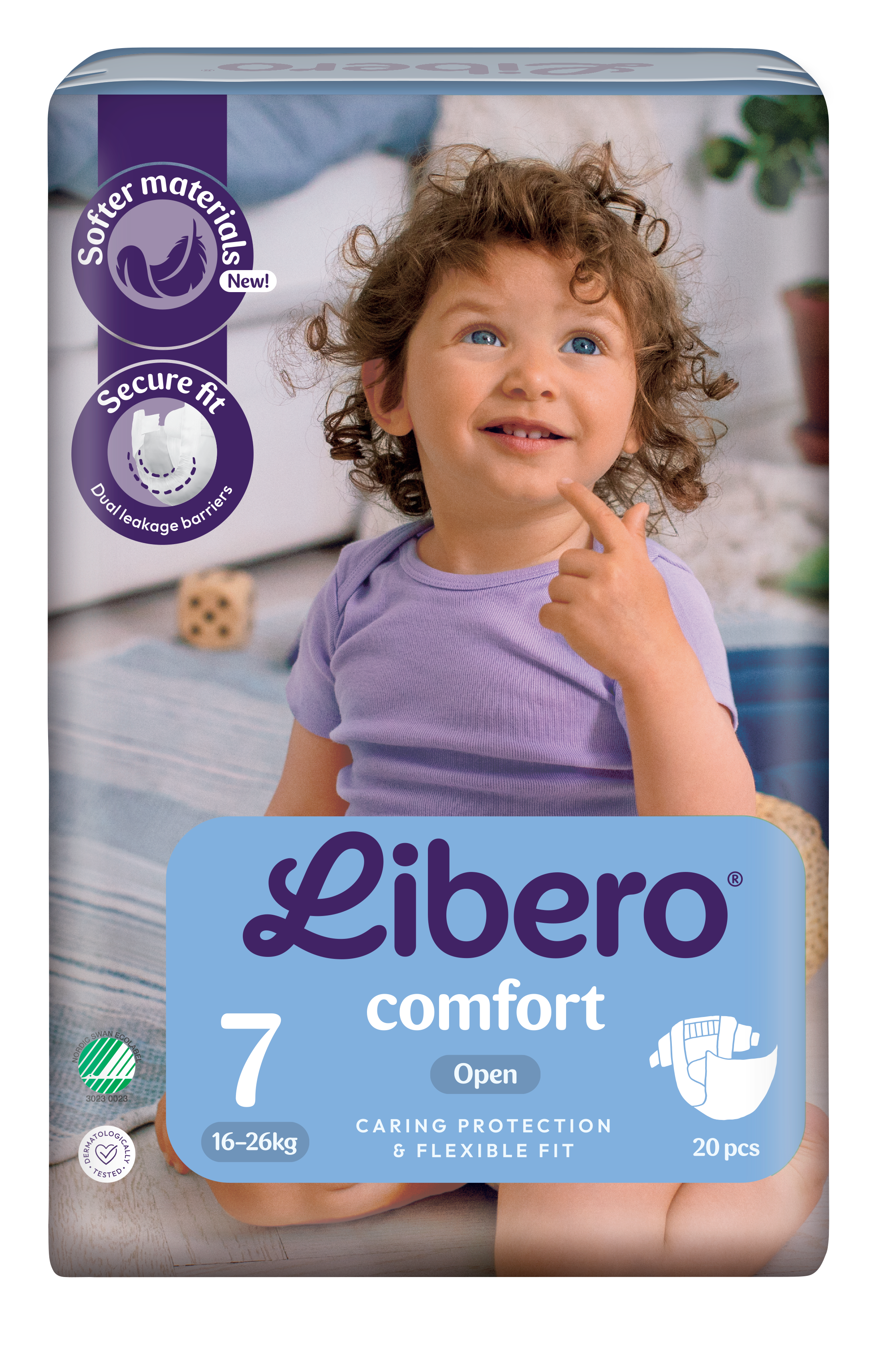 Libero Fralda Comfort T7 20 Fraldas (0.37€/fralda)