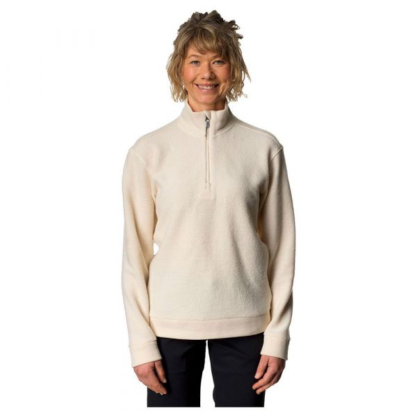 Houdini Alto Half Zip Sweatshirt Beige M Mulher