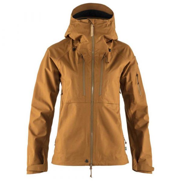 Fjällräven Keb Eco-shell Softshell Jacket Castanho L Mulher