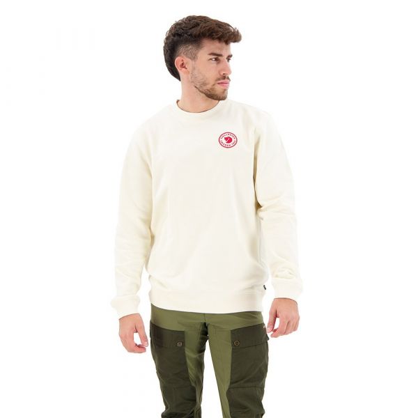 Fjällräven 1960 Logo Badge Sweatshirt Beige M Homem