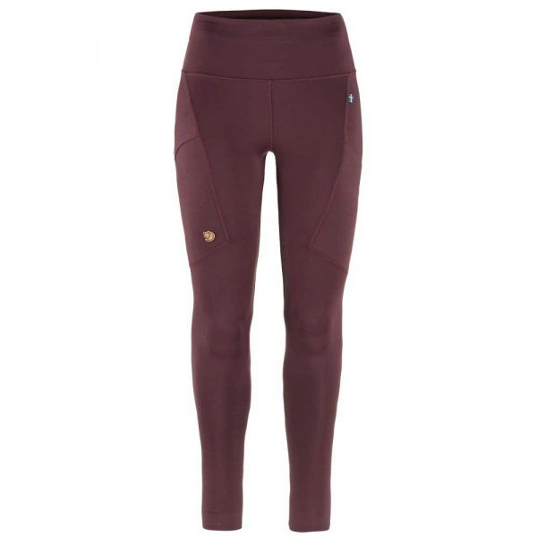 Fjällräven Abisko Leggings Roxo M Mulher