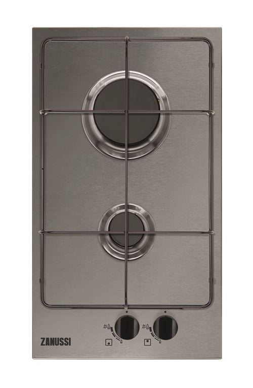 Placa a Gás Zanussi ZGG35214XA | 29 cm | 2 Zonas | Aço inoxidável