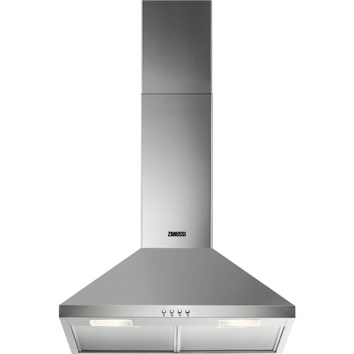 Exaustor de Parede Zanussi ZHC62462XA | 69x59,8x45 cm | 420 m³/h | 66 dB | D | Aço inoxidável