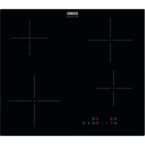 Placa de Indução Zanussi ZITN641K | Elétrica | 59 cm | 4 Zonas | Preto