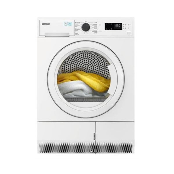 Máquina de Secar Roupa Zanussi ZDHF-284-W 8Kg Classe E