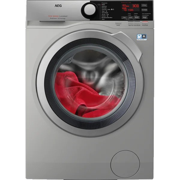 Máquina de Lavar Roupa AEG L7FEE842S | 8kg, C, 75dB