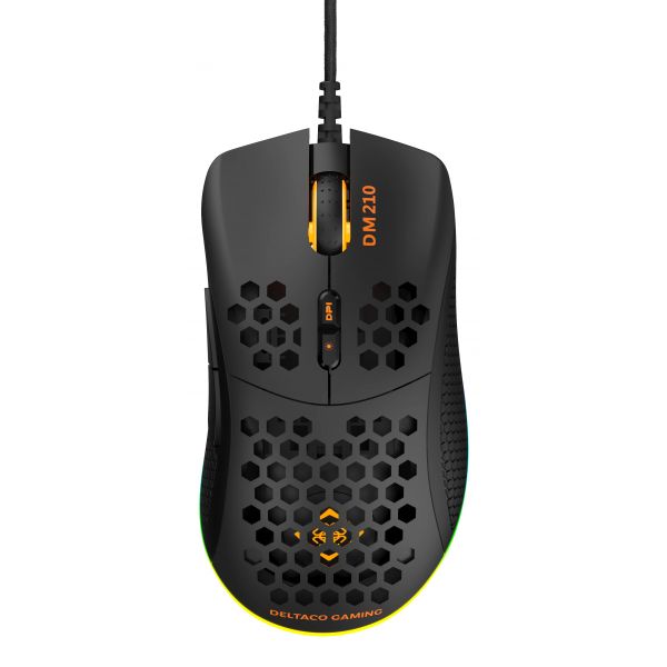 Deltaco DM210 6400 DPI Black Sem Fios