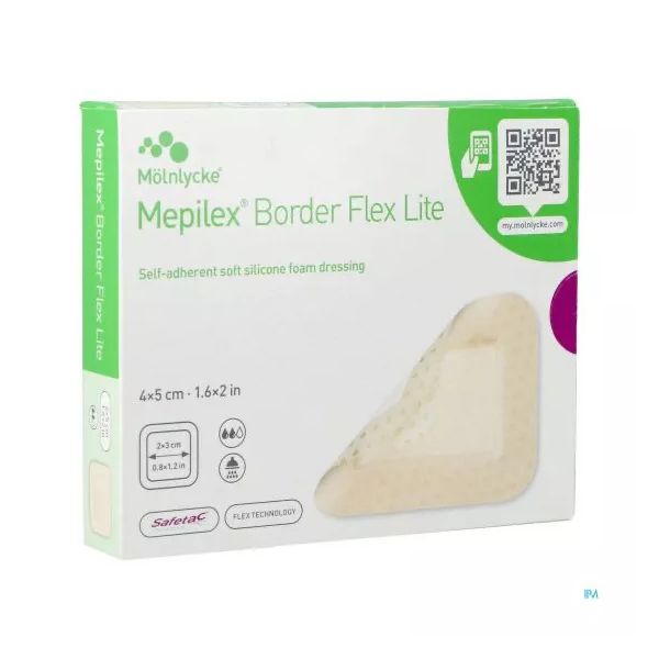 Mepilex Border Flex Lite 4x5cm 10 Unidades