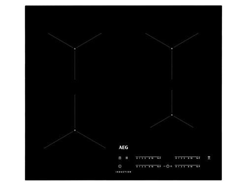 Placa de Indução AEG IKB64431FB| 59 cm | 4 Zonas | Preto