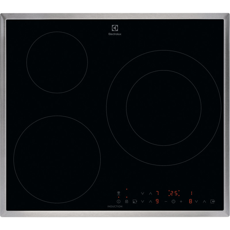 Placa de Indução Electrolux LIT6346M | 3 Zonas, 60cm, Aro Inox