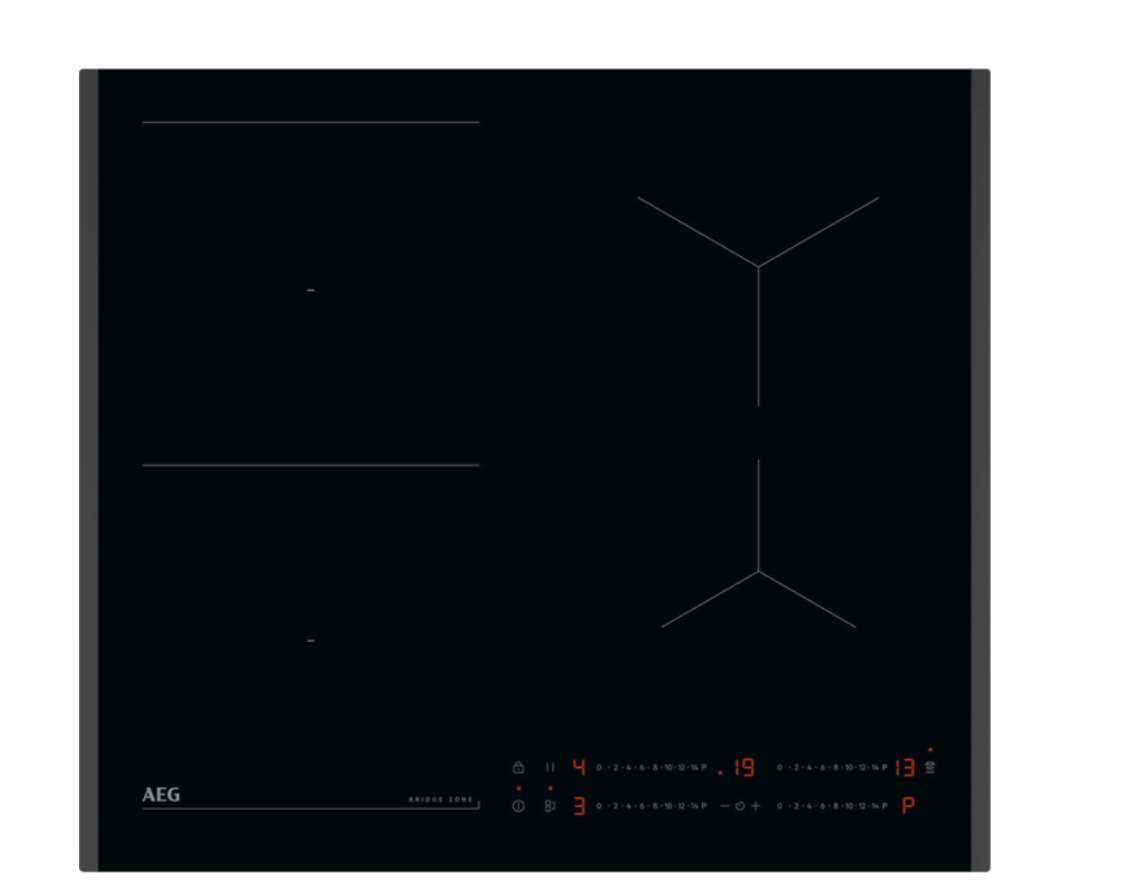 Placa de Indução AEG TO-64-IB-0-BFB | 4 Zonas, Flex, PowerBoost