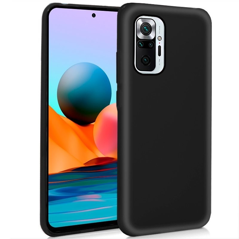 Capa Silicone Preta Xiaomi Redmi Note 10 Pro