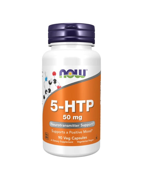 5-HTP 50mg - 90 Cápsulas - Now Foods