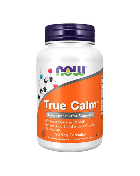True Calm - 90 Cápsulas - Now Foods