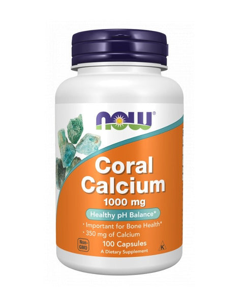 Coral Calcium 1000mg - 100 Cápsulas - Now Foods