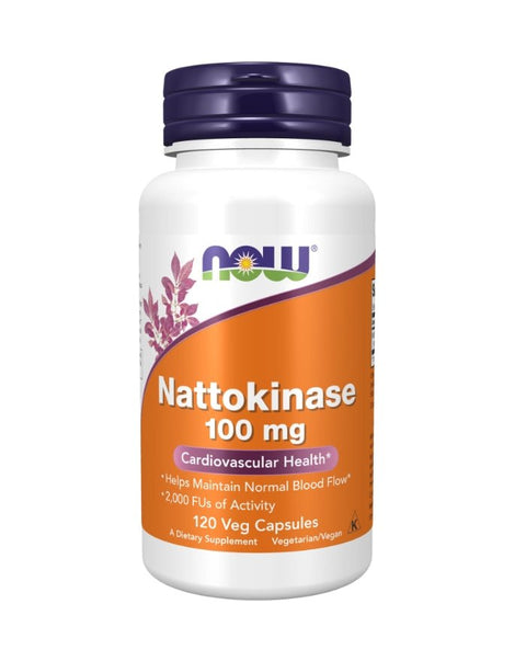 Nattokinase 100mg - 120 Cápsulas - Now Foods