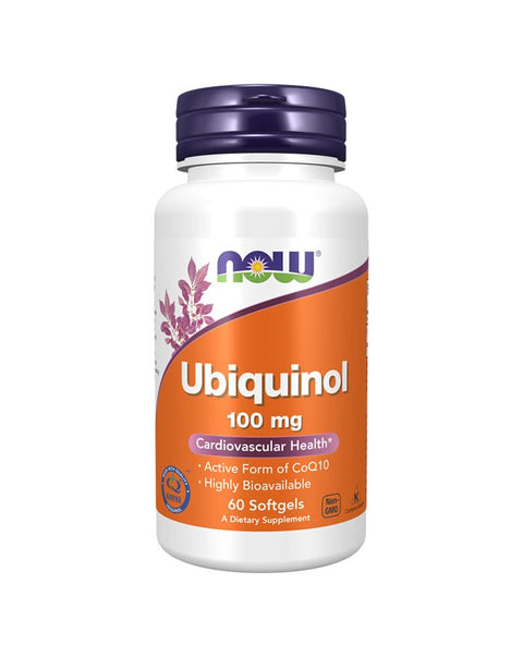 Ubiquinol 100mg - 60 Cápsulas - Now Foods