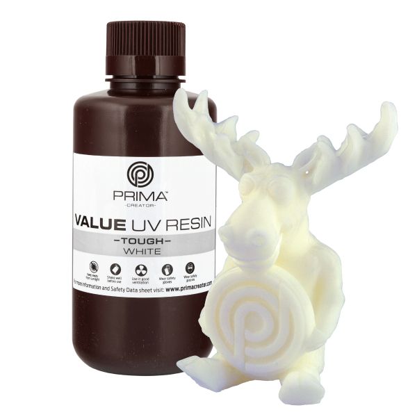Primacreator Value Tough Uv Resin (abs Like) 500 ml White PV-RT-B405-0500-WH