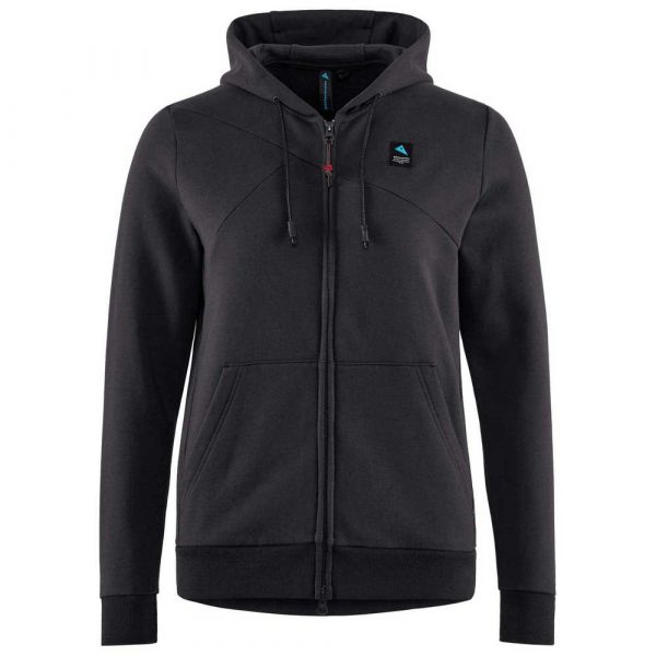 KlÄttermusen Runa Maker Full Zip Sweatshirt Preto M Mulher