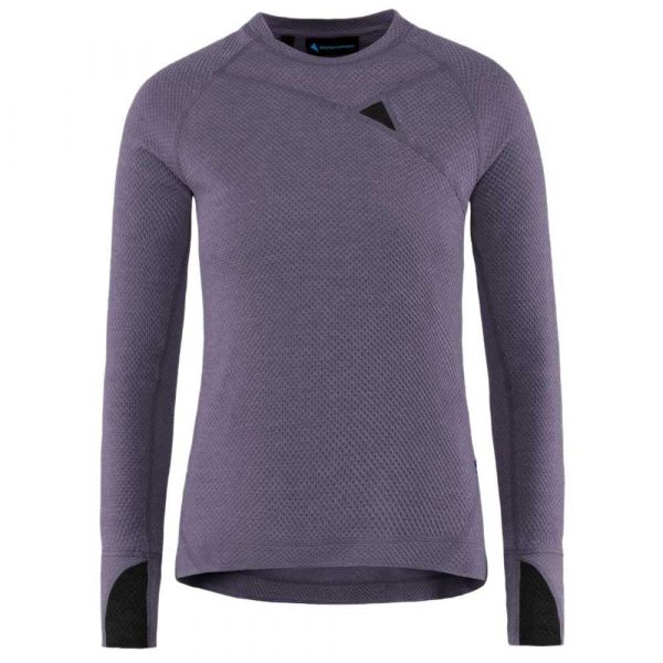 KlÄttermusen Huge Crew Sweatshirt Roxo L Mulher