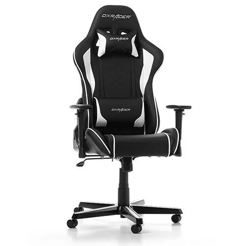 Cadeira Gaming DXRacer Fórmula F08 - Preto | Branco