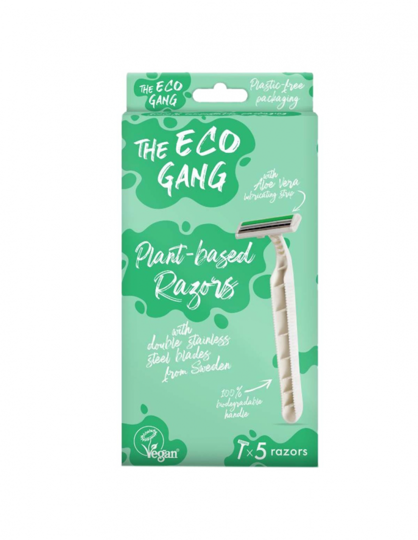 Ecogang Laminas Barbear Biodegradaveis x 5