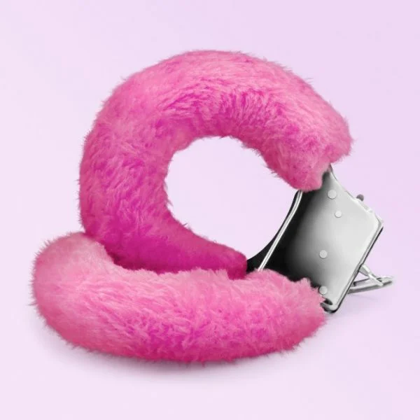 Crushious Algemas de Peluche Love Cuffs Rosa