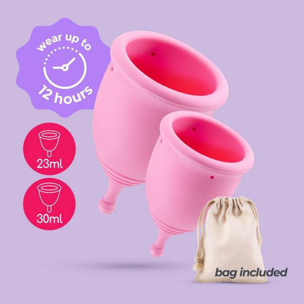 Crushious Copo Menstrual Minerva S + L com Bolsa