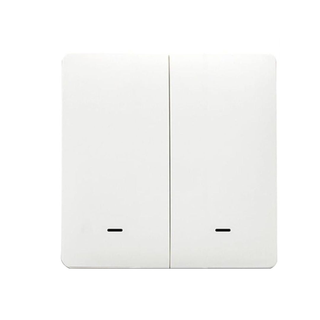 Moes Interruptor sem fios Comando de cenários 2 canais RF433