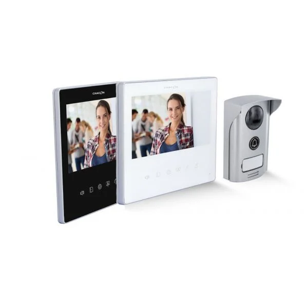 Chacon Conjunto Video Porteiro 7"+monitor 7" 2 Fios Preto - 34863-74
