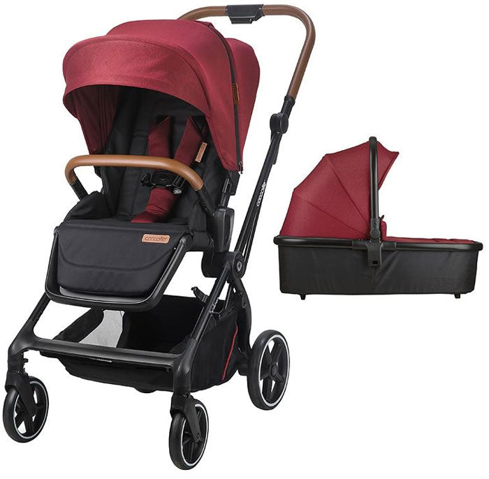 Carrinho bebé 2 em 1 convertível Coccolle Saliara Cabernet