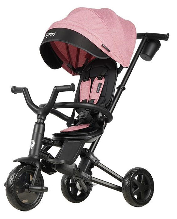 Triciclo Coccolle Qplay Nova Niello Pink