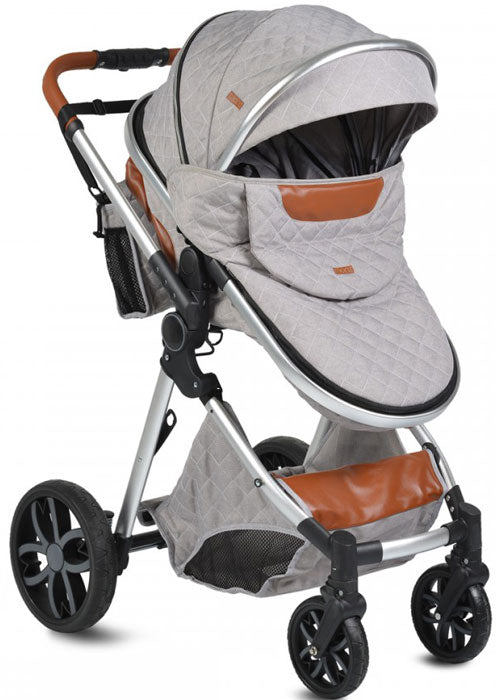 Carrinho de bebé Moni Alma Light Grey