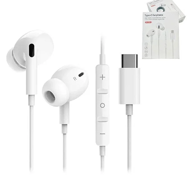 Auriculares Earphones Type-C Headset para TCL