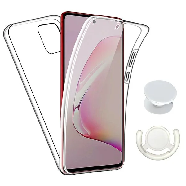 Kit Capa 3x1 360° Impact Protection + 1 GripHolder + 1 Suporte GripHolder Branco para Xiaomi Poco C31