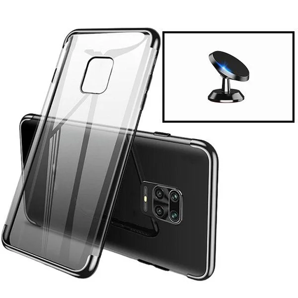 Kit Suporte Magnético de Carro + Capa SlimArmor para Xiaomi Redmi Note 10 Lite - Preto