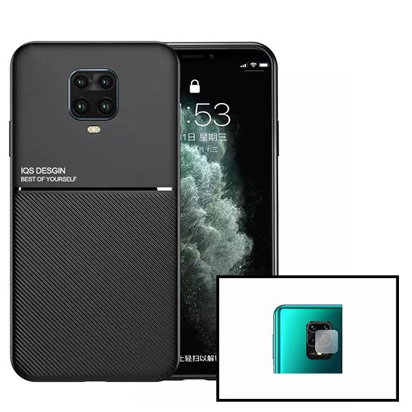 Kit Capa Magnetic Lux + Película Câmara Traseira para Xiaomi Redmi Note 10 Lite