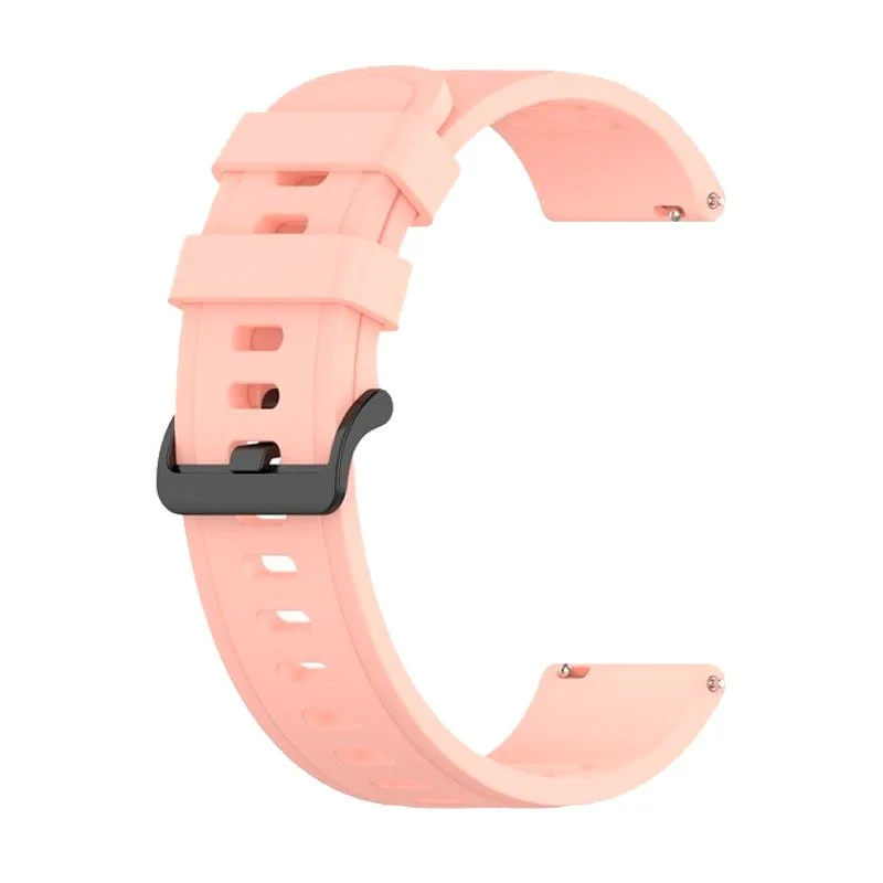 Bracelete SmoothSilicone com Fivela para Huawei Watch GT 3 46mm - Rosa