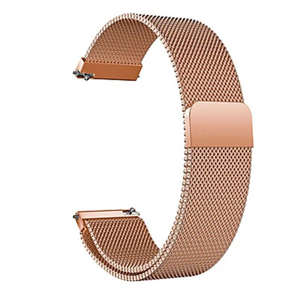 Bracelete Milanese Loop Fecho Magnético para Huawei Watch GT 3 46mm - Rosa